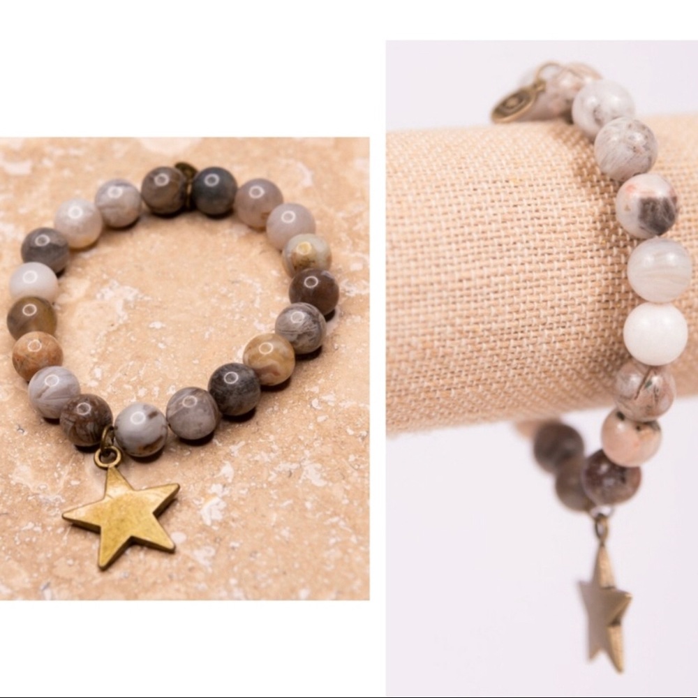 Dylan Macey Star Bamboo Beaded Bracelet